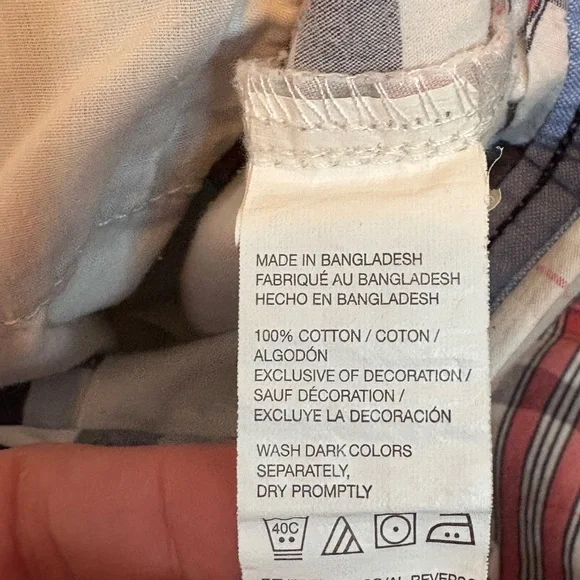 Men IZOD Flat Front Portsmith Plaid Shorts W36 Golf Preppy Casual Sporty - Picture 13 of 13